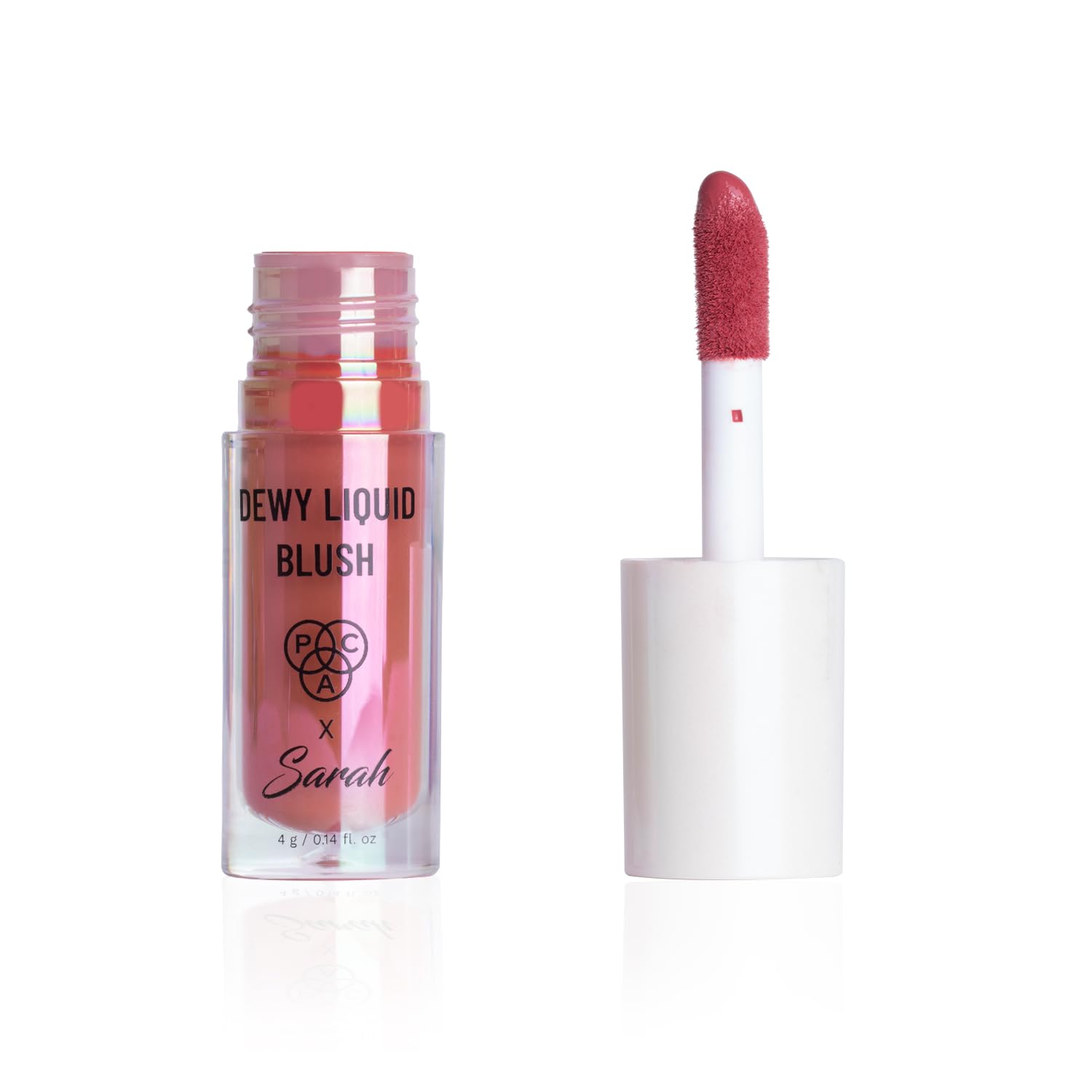 Pac X Sarah Dewy Liquid Blush (Fudge Me Not) For Face Makeup | LongLasting & Lightweight Liquid For Dewy Glow | Blendable & Bui