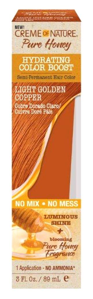 Creme Of Nature Pure Honey Color Boost Light Golden Copper 3 Ounce (89ml)