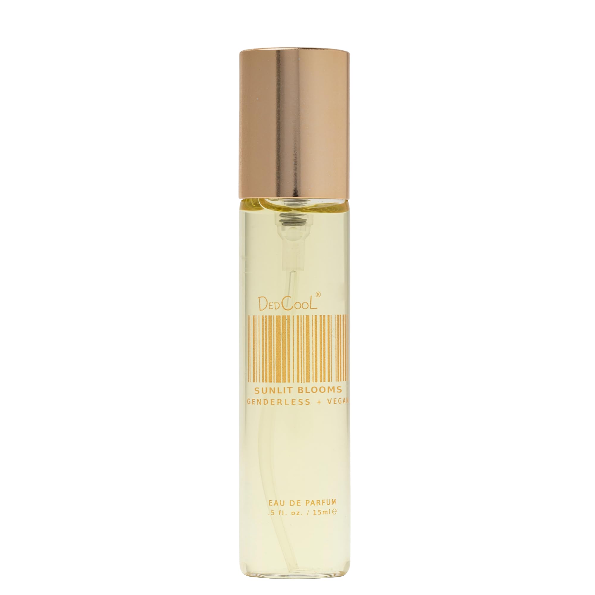 DedCool Eau de Parfum (Sunlit Blooms- 0.5 fl oz) with Notes of Orange Blossom, White Floral, Salty Vanilla, Perfume for Men & Wo