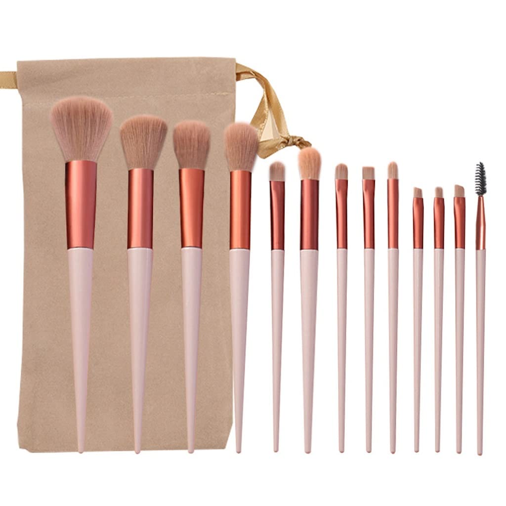 Makeup Brush Set With Organizer Bag Beauty Tools Loose Powder Foundation(D)