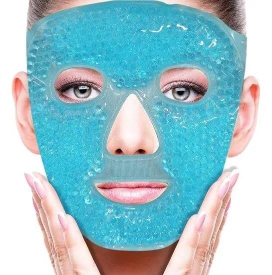 Vajasil Ice Gel Face Mask  Cooling Reusable Facial Therapy Mask For Skin Care & Relaxation, Whether YouRe Dealing With Stress,