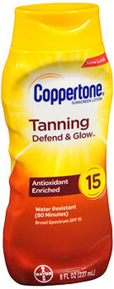 Coppertone Tanning Lotion Spf 15 8 Oz (Pack Of 2)
