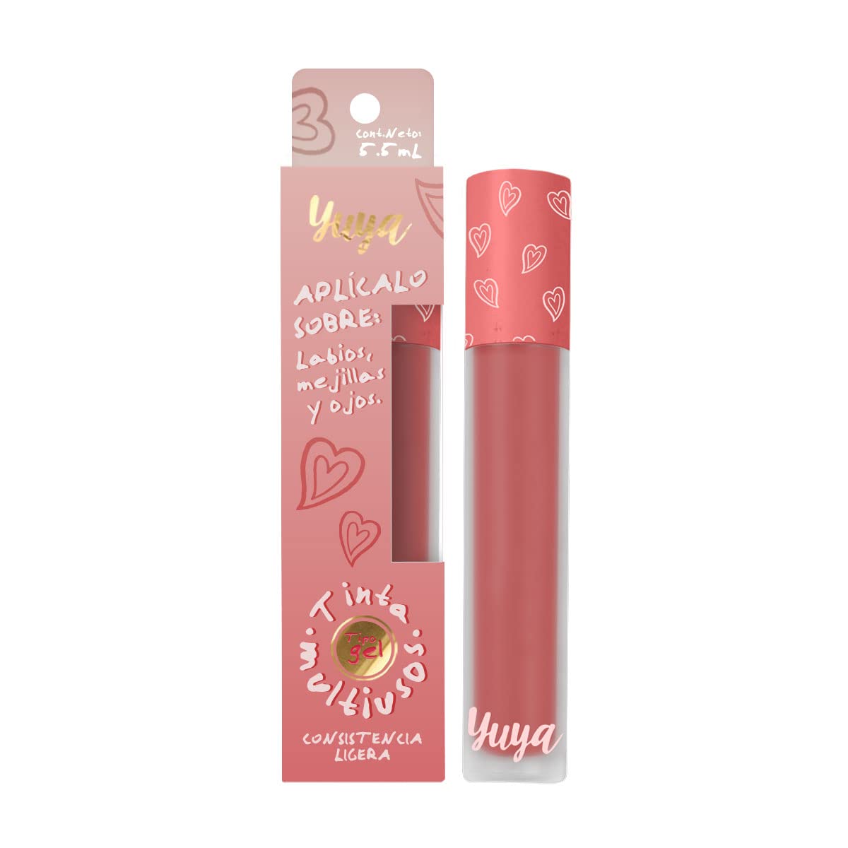 YuYa - Republic Cosmetics P  rvula Lips, Cheeks and Eyes Long Lasting Tint Aloe Vera Pink - lips, cheeks & eyes - 5.5 ml