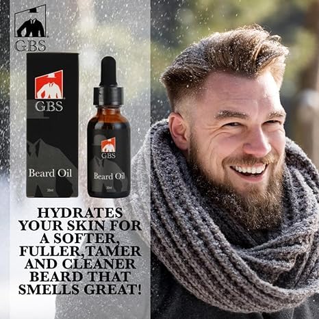 G.B.S Beard Grooming Set Includes Beard Oil, Beard Balm, 3'' Boar Bristle Brush, 7 Inches Dressing Comb, 5 Inches Shave Razor An