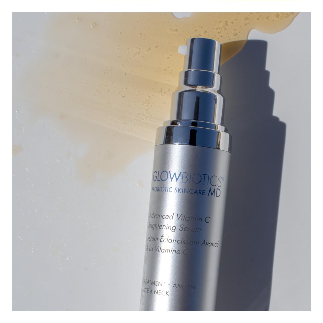 Glowbiotics Advanced Vitamin C Brightening Serum: Pigmentation Reduction, Collagen-Boosting, Reduces Wrinkles And Dark Spots, Pr