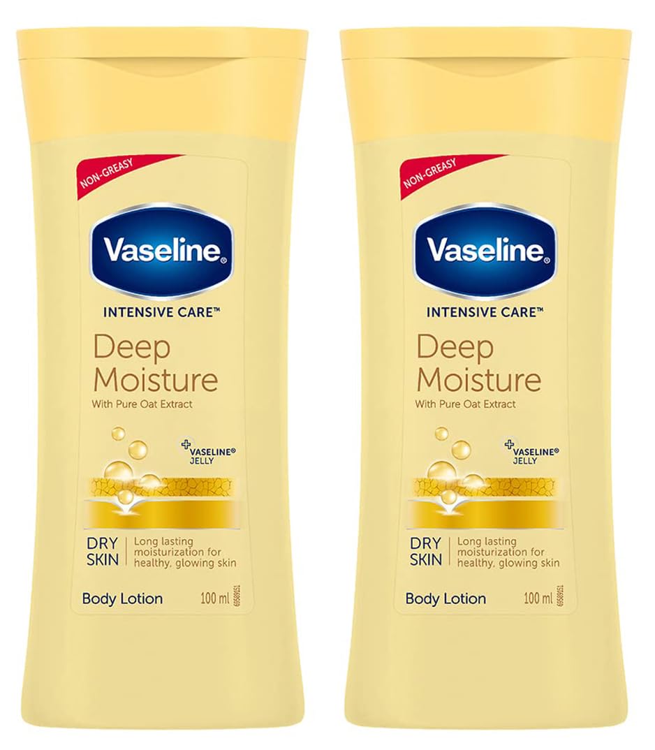 Vaseline Intensive Care Deep Moisture Body Lotion 90/100 Ml (Pack Of 2)