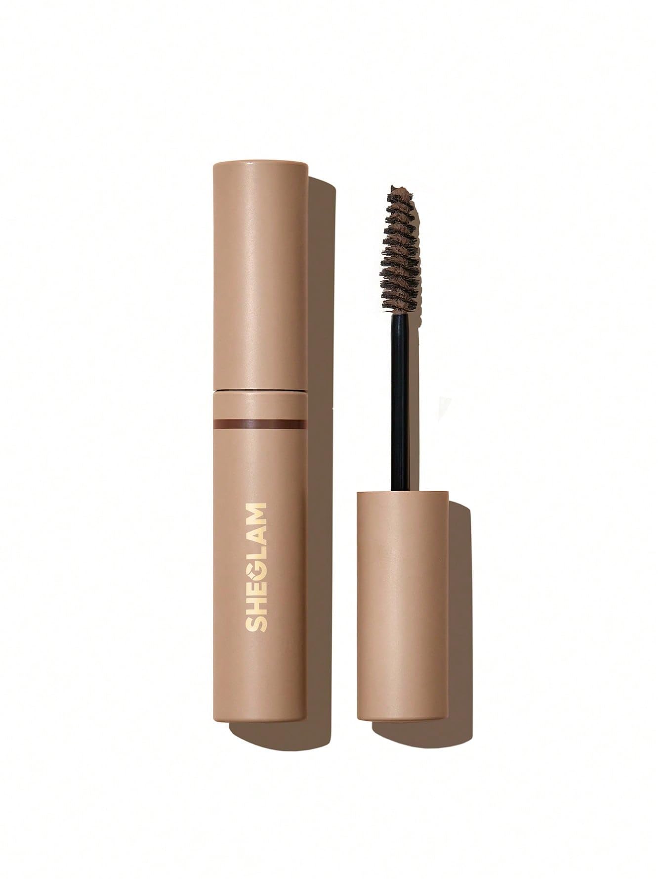 Sheglam Waterproof Eyebrow Cream Gel Long Lasting Highly Pigmented Shaping Filling Eye Brow Balm With Small Brush - Red Brown