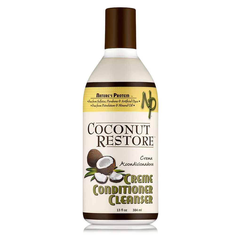 Leebeauty.Com Nature'S Protein Coconut Restore Creme Conditioner Cleanser, 13 Oz