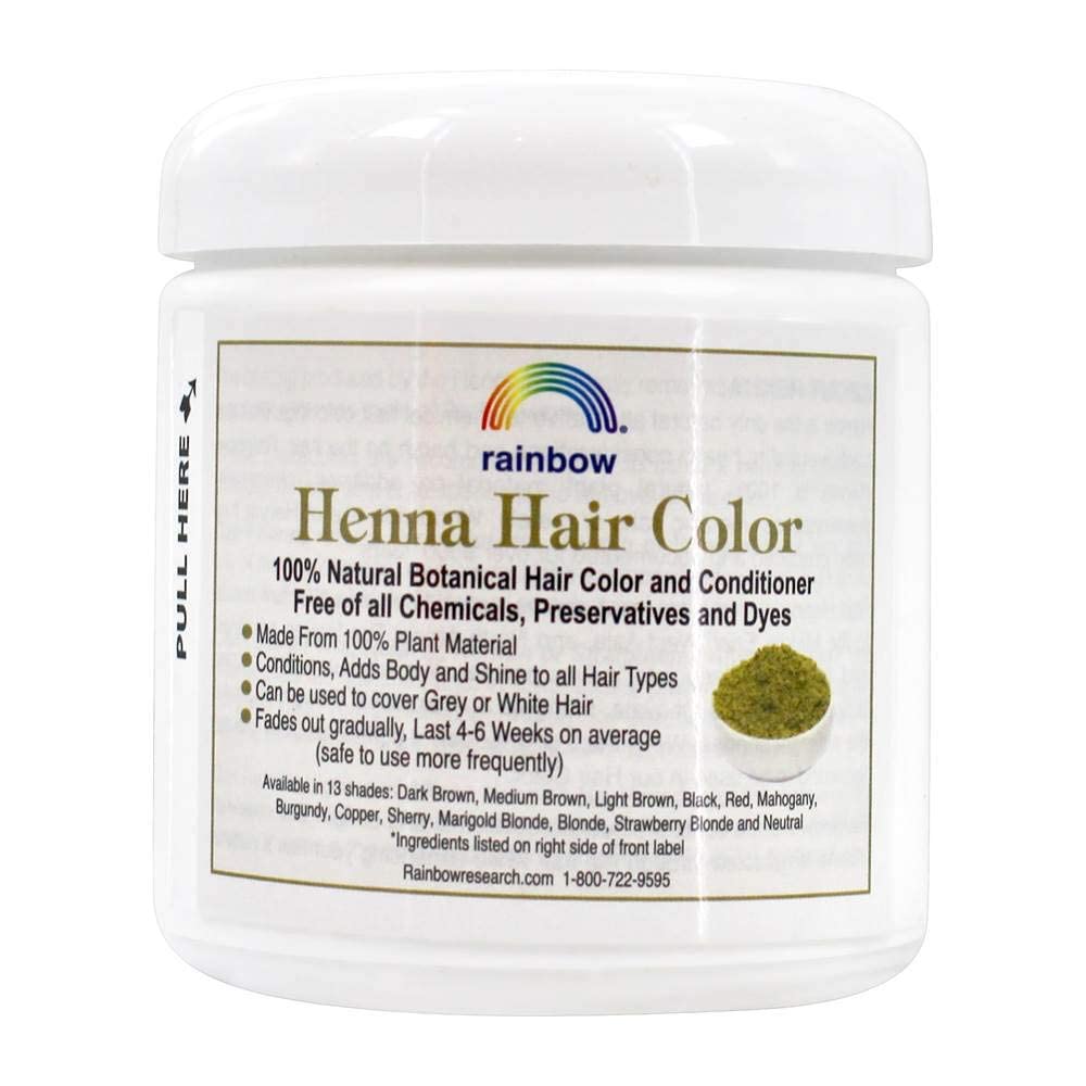 Rainbow Research Henna Hair Color and Conditioner Persian Dark Brown Sable - 4 oz