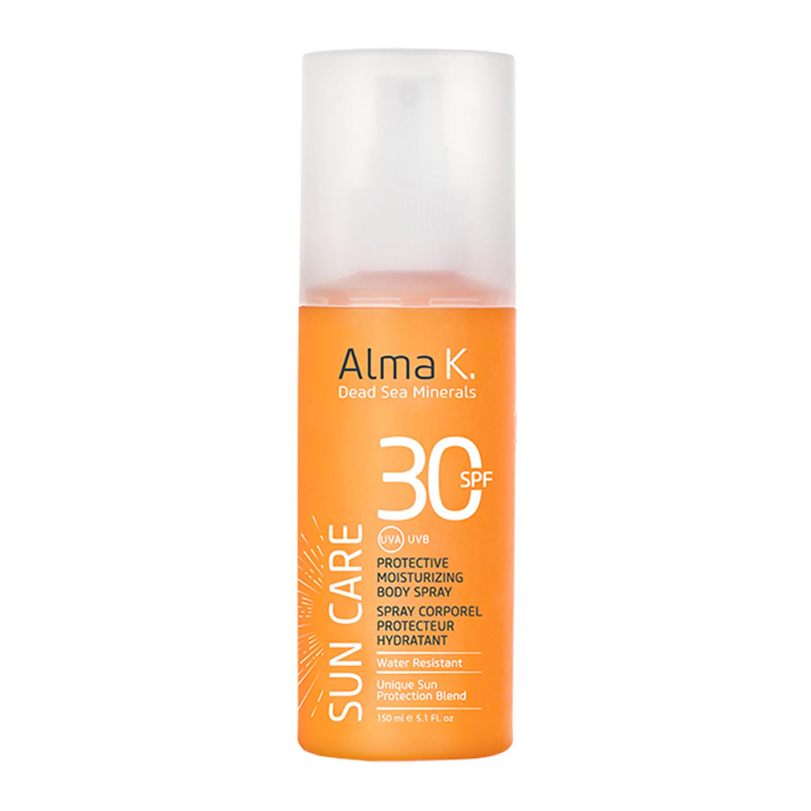 Alma K Protective Moisturizing SPF 30 Body Spray - Hydrating Sunscreen Lotion for Body - Body Mist Sunscreen - Body Spray Sun Pr