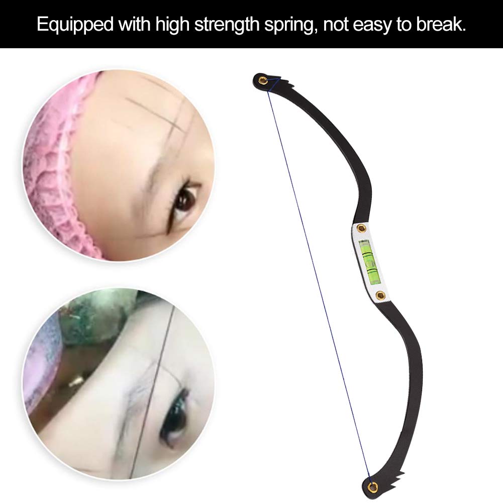 Eyebrow Line Marker Ruler String Professional Eyebrow Positioning Marker Sponge Coloring Eyebrow DIY Measuring Tool