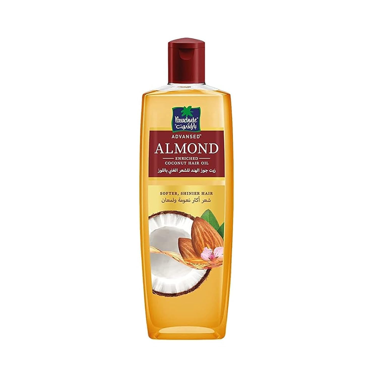 Parachute Advansed Almond Oil, Boosts Shine & Softness, Blend Of Almond & Coconut Oil, 10.1 Fl.Oz