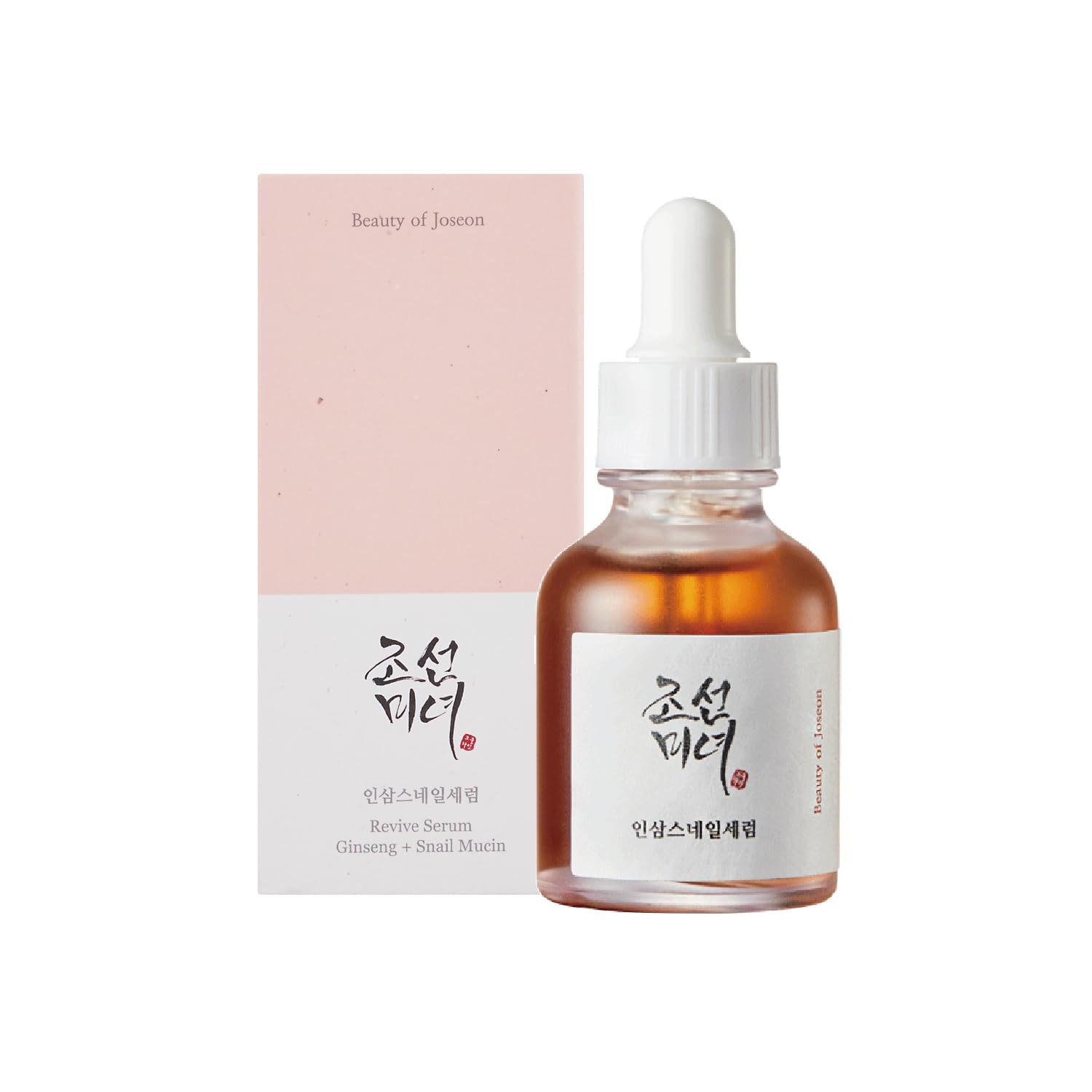 Beauty Of Joseon Revive Snail Mucin Ginseng Serum Hydrating Peptide Facial Moisturizer Dark Spot Acne Scar Remover For Sensitive