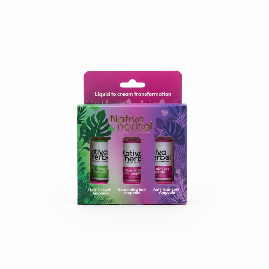 Hair Elixir: Hair Growth, AntiHair Loss, and Hydration Ampoules  3Day Routine.