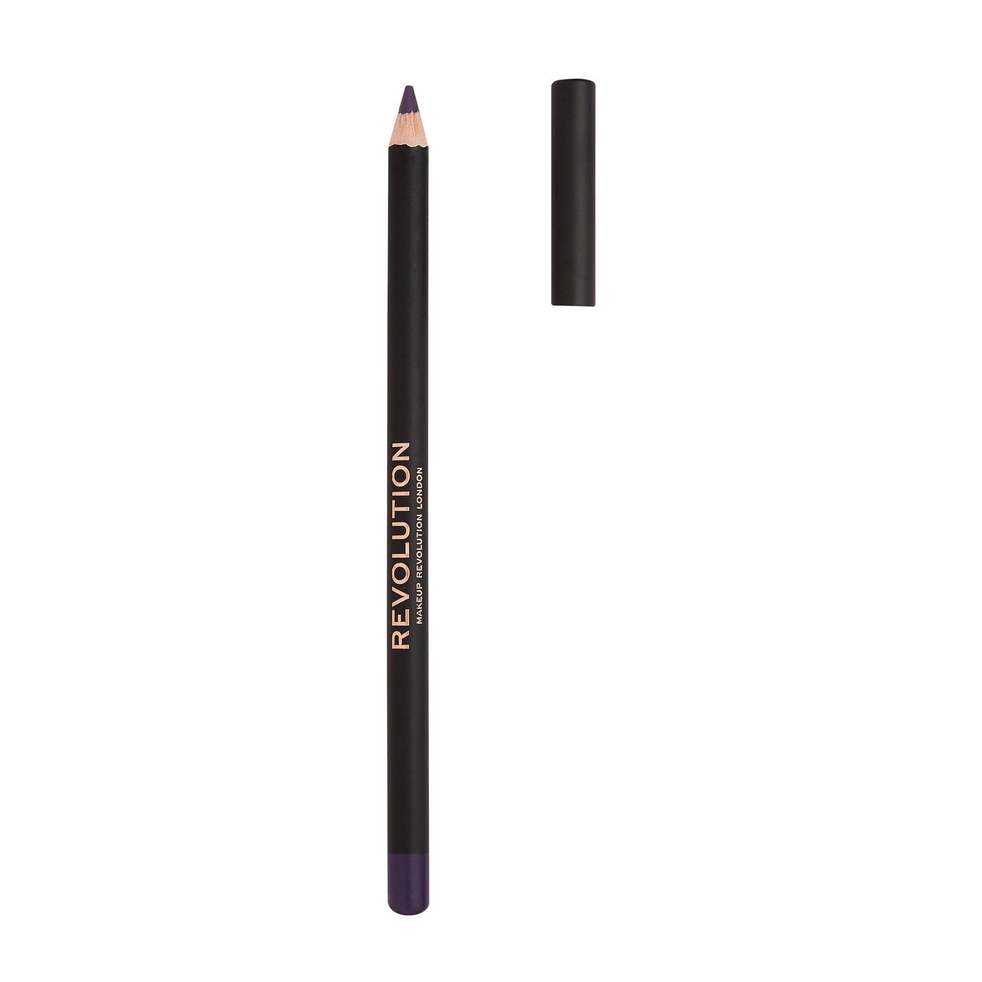 Makeup Revolution Eyeliner Pencil, Highly Pigmented, Create Smokey Eye Looks, Vegan & Cruelty-Free, Black, 1.3g
