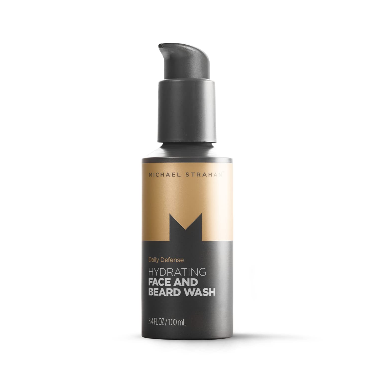 Michael Strahan Hydrating Face And Beard Wash Mens Grooming And Skincare For Dry, Sensitive Skin | Moisturizing, Refreshing, Fac