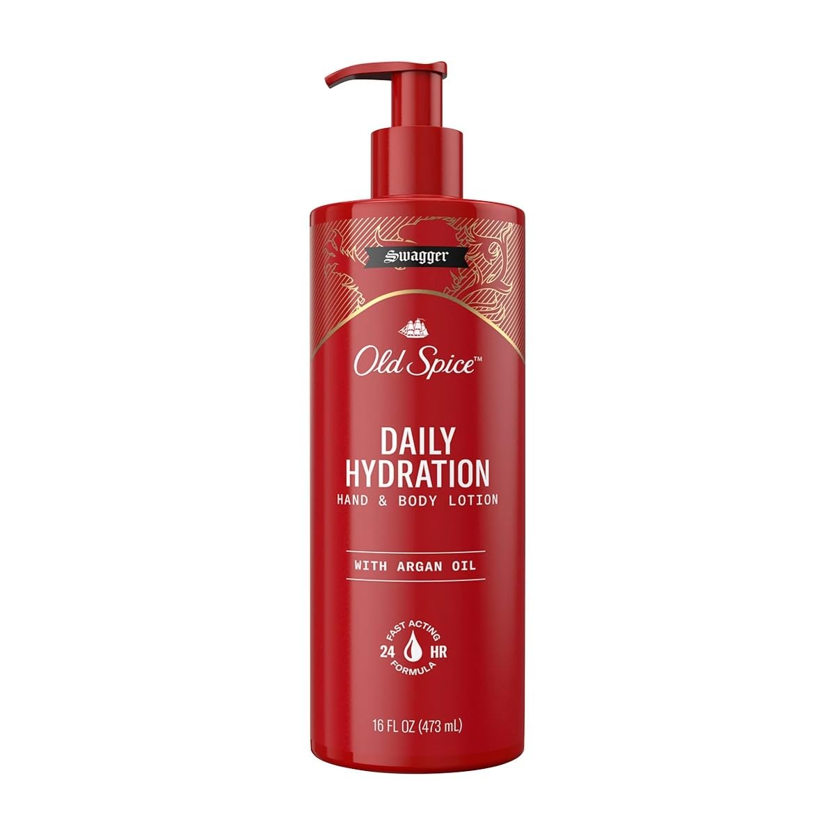 Old Spice Swagger Hand & Body Lotion For Men, Daily Hydration Moisturizer, LongLasting Moisture, Lightweight NonGreasy Formula