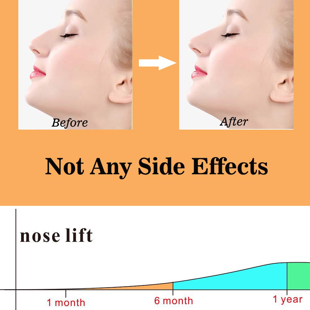 Amijeal Nose Shaper Clip Nose Up Lifting Clip Pain-Free Soft Silicone Nose Slimmer Device Nose Bridge Straightener Corrector Bea