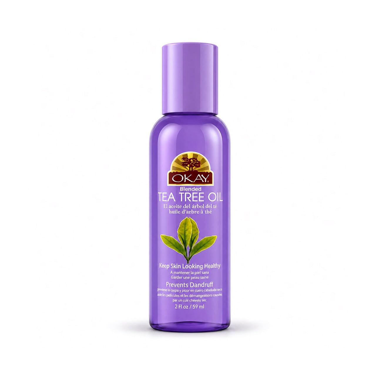 Okay | Blended Tea Tree Oil | For Hair, Scalp and Skin | 2 Ounce