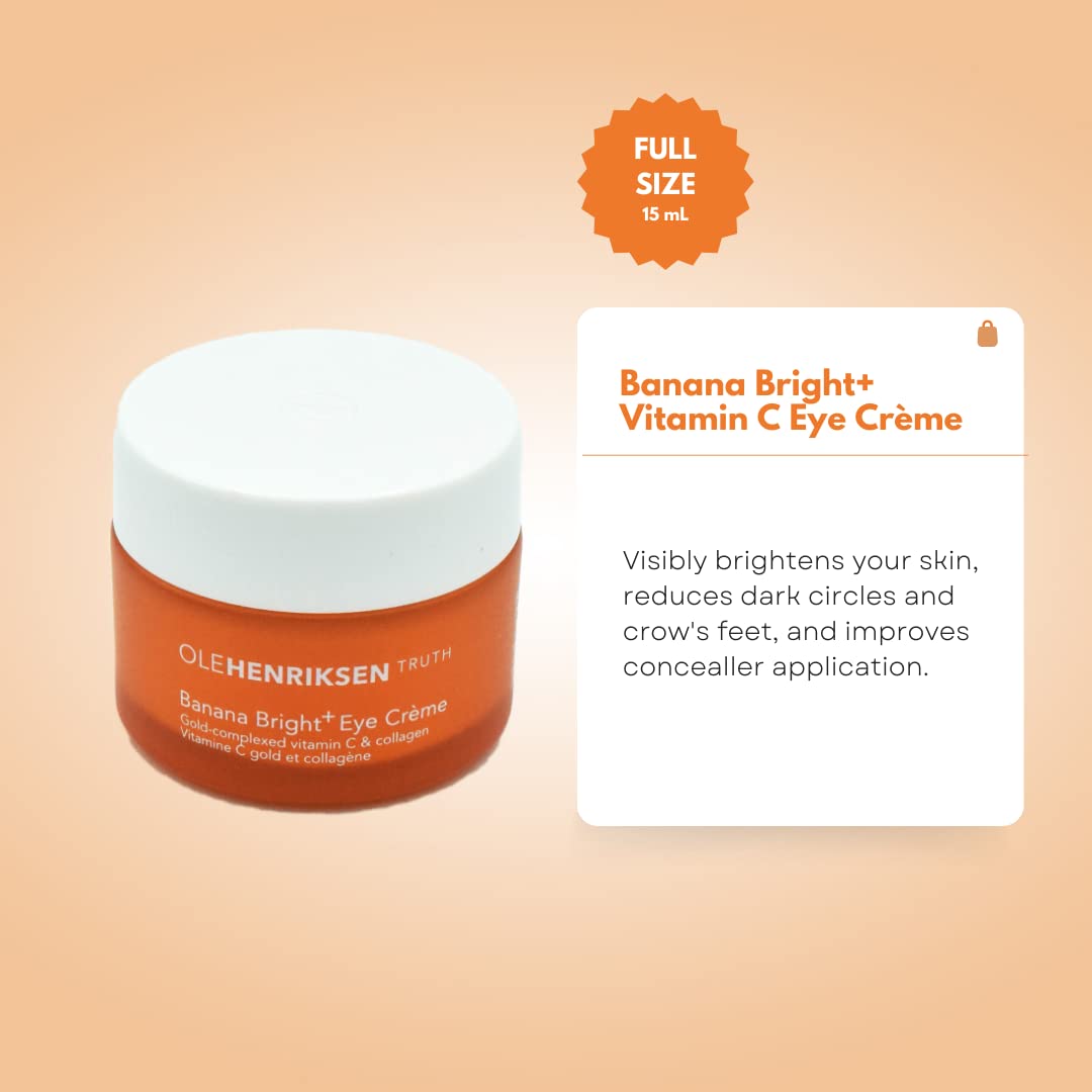 Ole Henriksen Olehenriksen Banana Bright+ Vitamin C Eye Crme 0.5 Oz, 0.50 Ounce (Pack Of 1)
