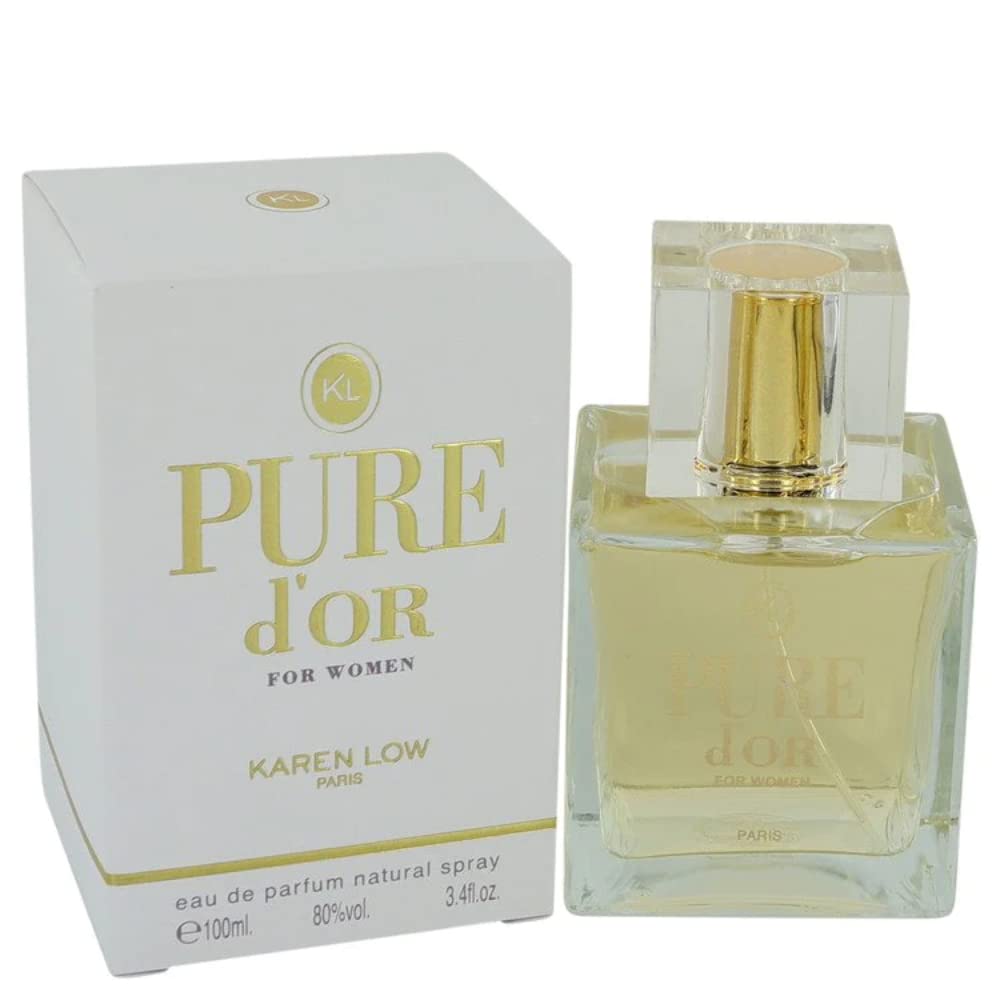 Pure D'Or By Karen Low, 3.4 Oz Eau De Parfum Spray For Women