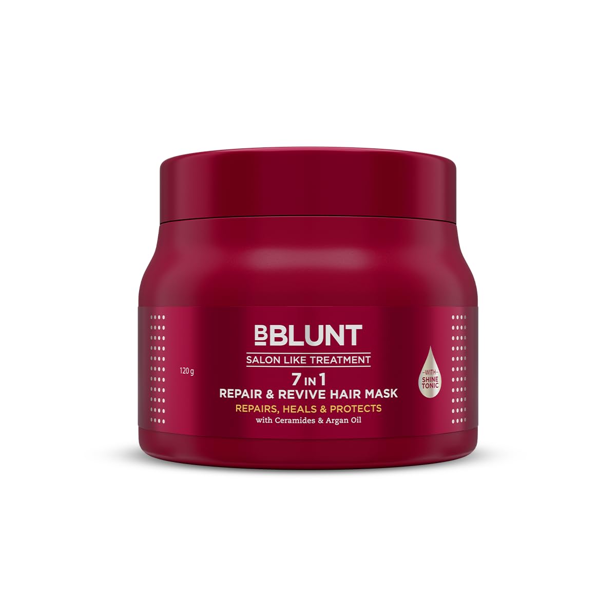 Bblunt 7 In 1 Repair & Revive Hair Mask For Up To 100% Damage Repair*  120 G | Addresses 7 Signs Of Hair Damage | Enriched With