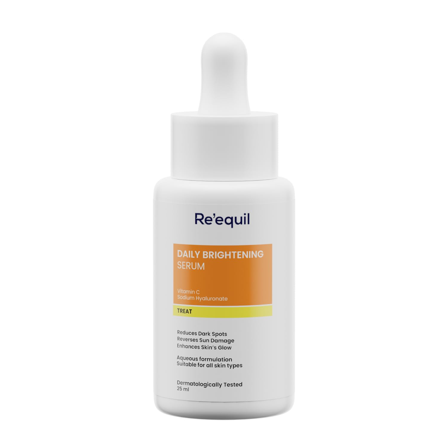 Reequil Daily Brightening Serum | 10% Vitamin C Serum | Reduces Dark Spots | Reverses Sun Damage | Enhances Skins Glow | For Al