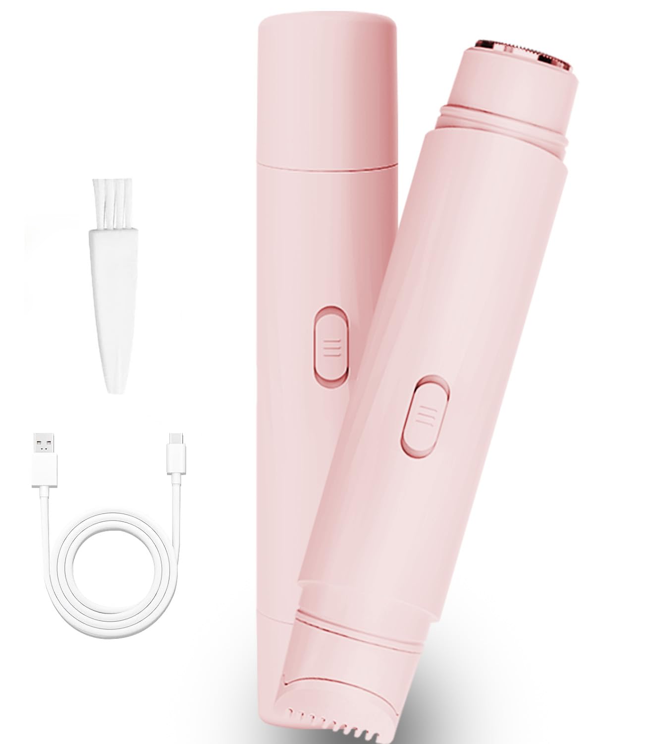 New Electric Bikini Trimmers for Women, Travel Razors, Glowhave Double Headed Shaver, Body Hair Trimmer, Rechargeable Painless P