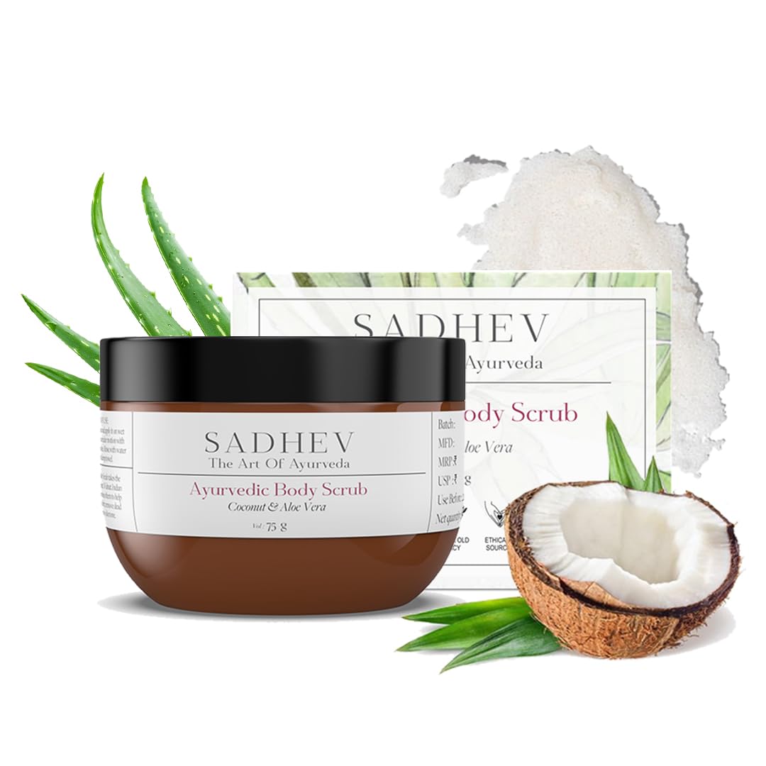 Sadhev Ayurvedic Body Scrub - 75Gm
