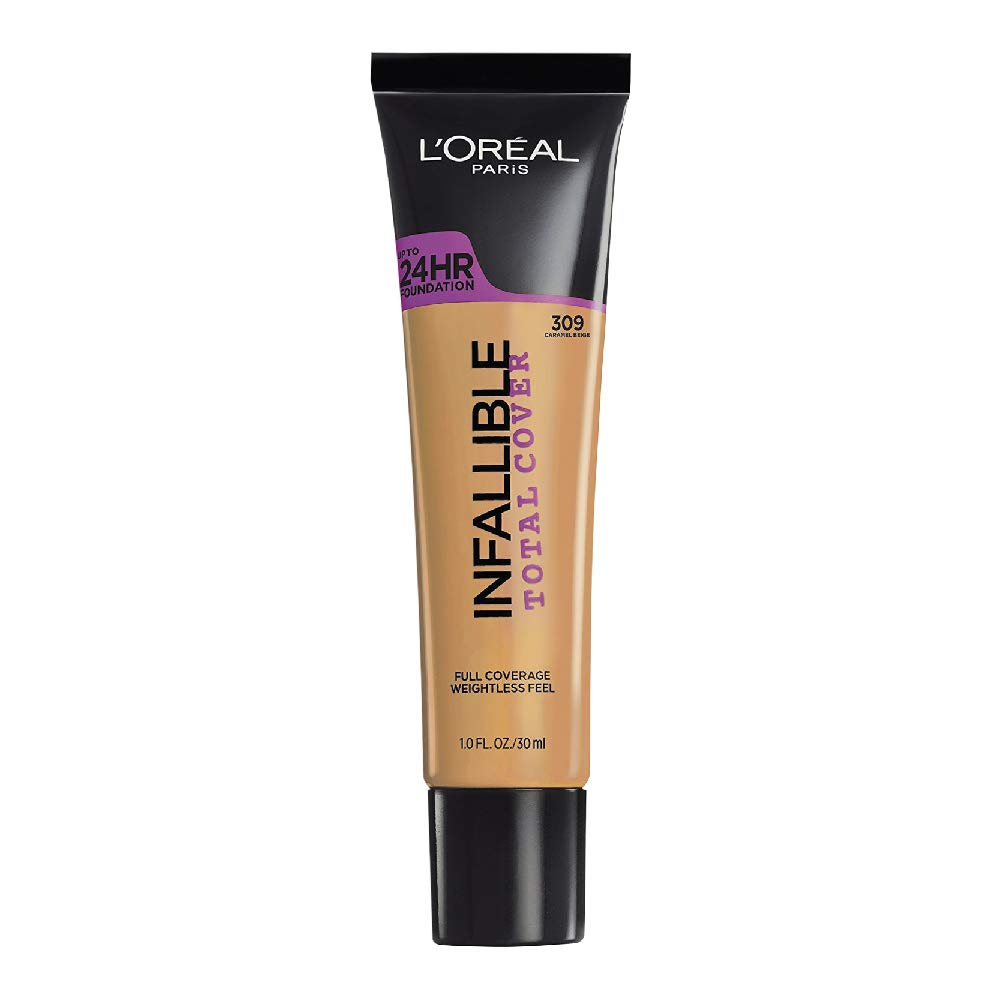 LOr  al Paris Infallible Total Cover Foundation, Caramel Beige, 1 fl; oz.