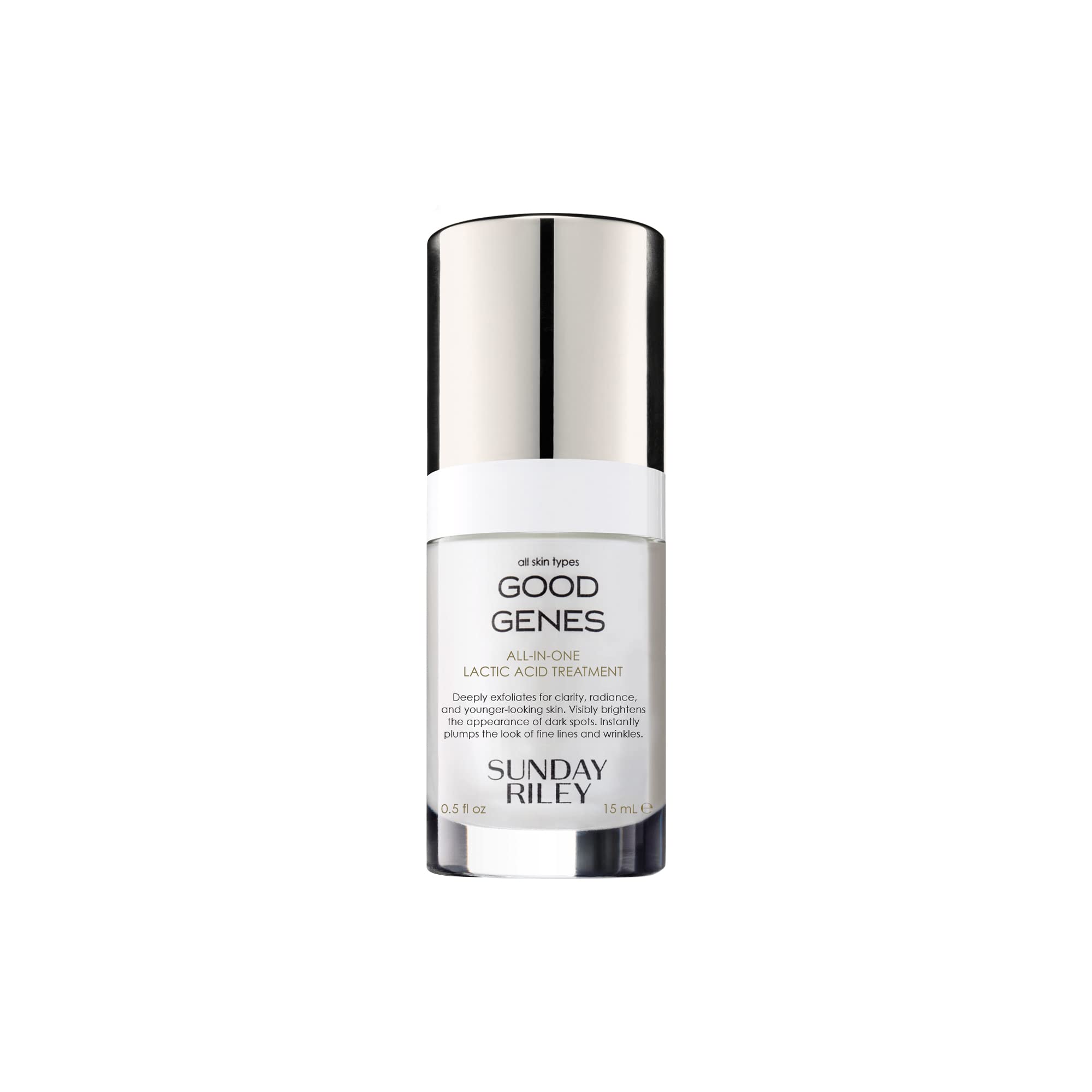 Sunday Riley Sunday GGL-15-US-FG Riley Good Genes All-In-One Lactic Acid Treatment Face Serum 0.5oz