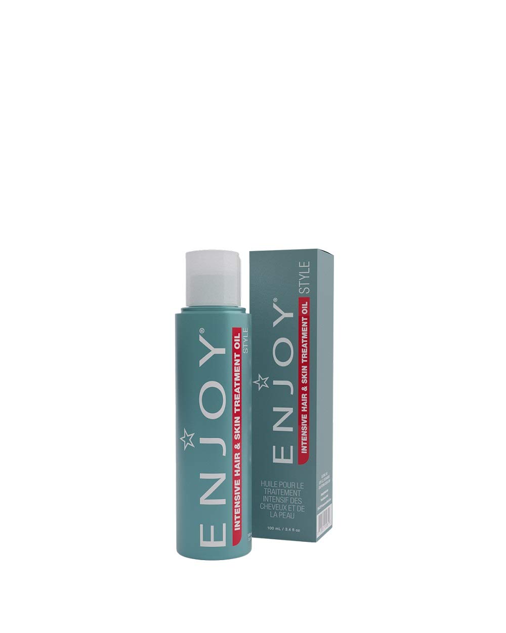 Enjoy Intensive Hair & Skin Treatment Oil, Jojoba & Macadamia Infused Strengthening Formula for Dry, Coarse, or Damaged Hair, Fr