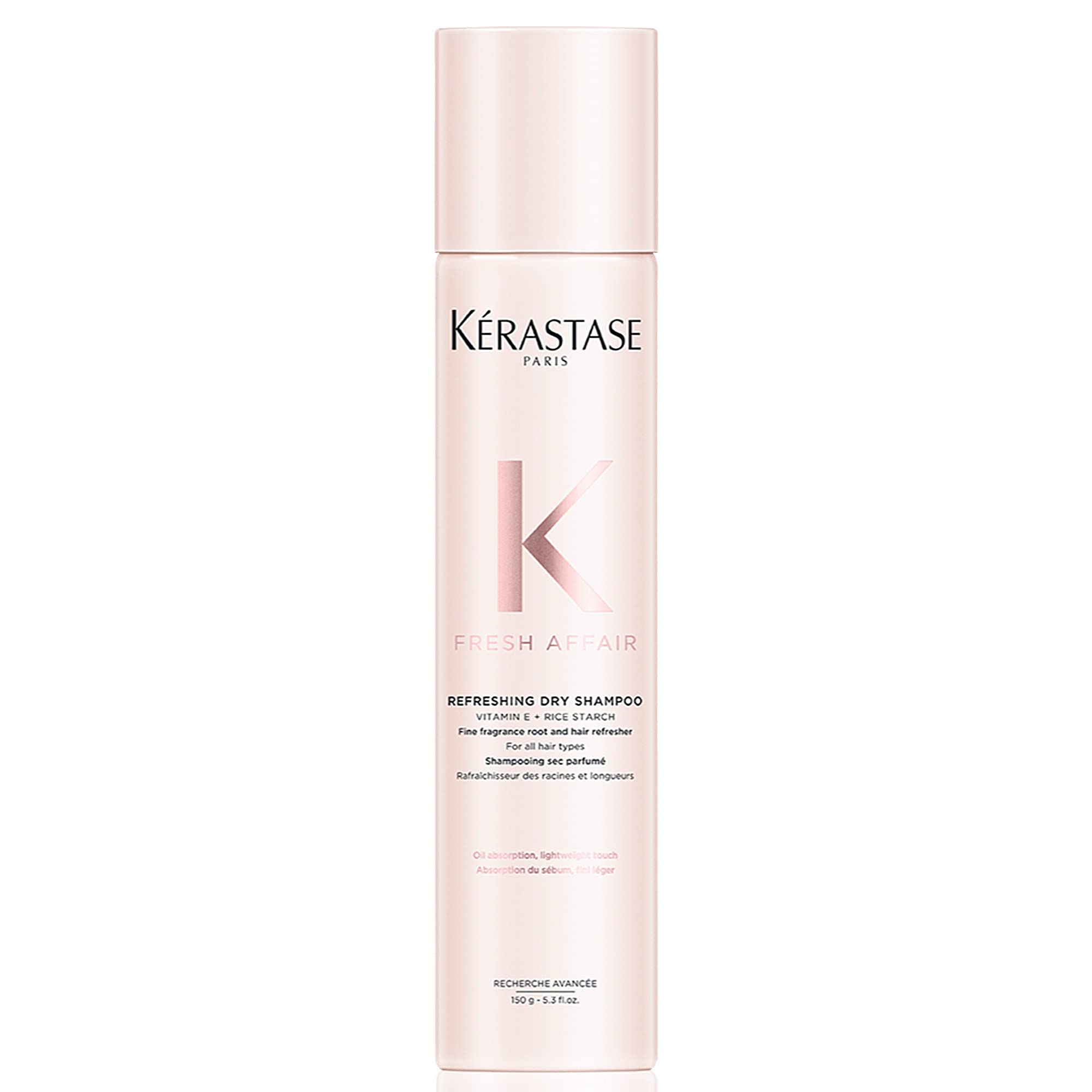 KERASTASE Fresh Affair Dry Shampoo  Fine Fragrance Root and Hair Refresher  Instantly Absorbs Excess Oil on Scalp and Hair  Ligh