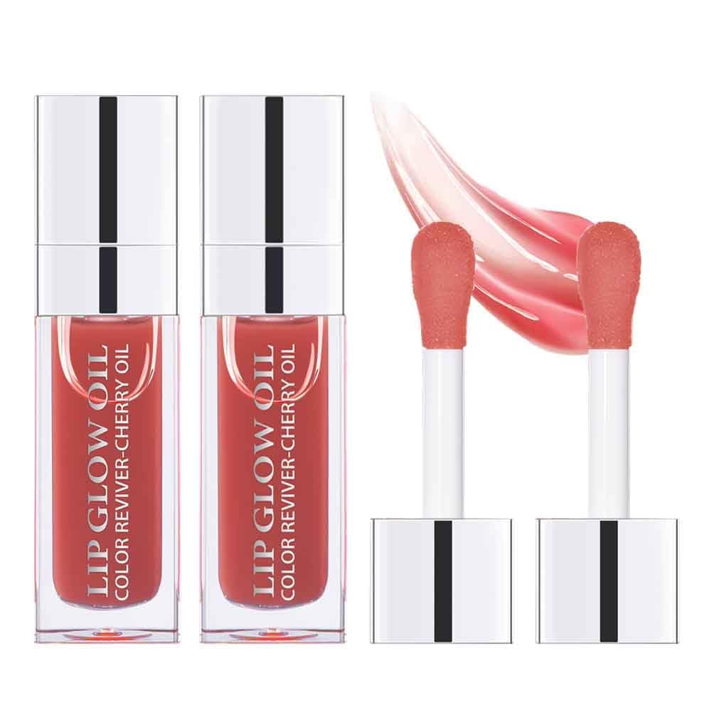 Hydrating Lip Glow Oil, Plumping Lip Gloss, Moisturizing Lip Oil Gloss, Transparent Moisturizing Lip Balm, Natural Lip Plumper, 