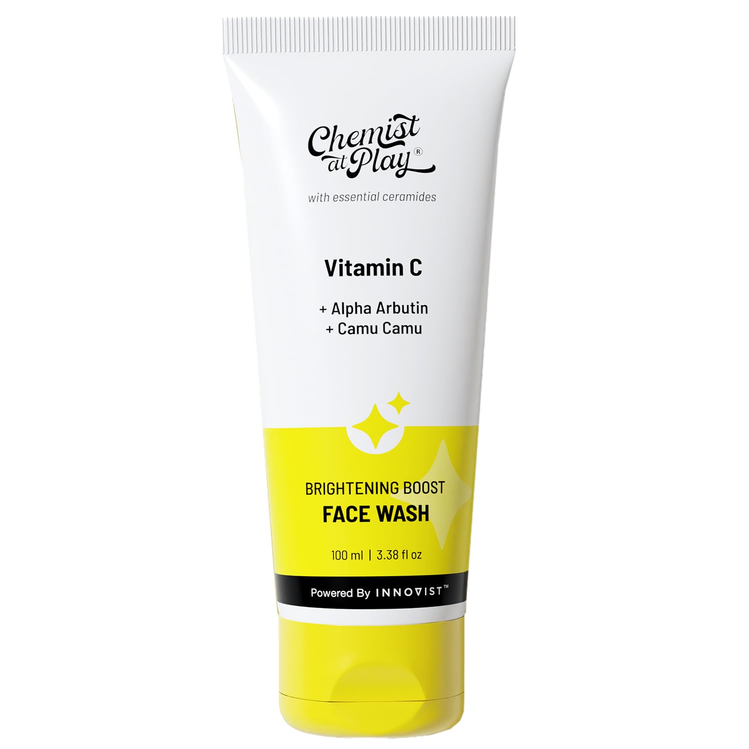 Chemist At Play Brightening Vitamin C Face Wash | 30X Vitamin C | Removes Oil & Dirt | Fades Dark Spots & Tan | Boosts Glow | So