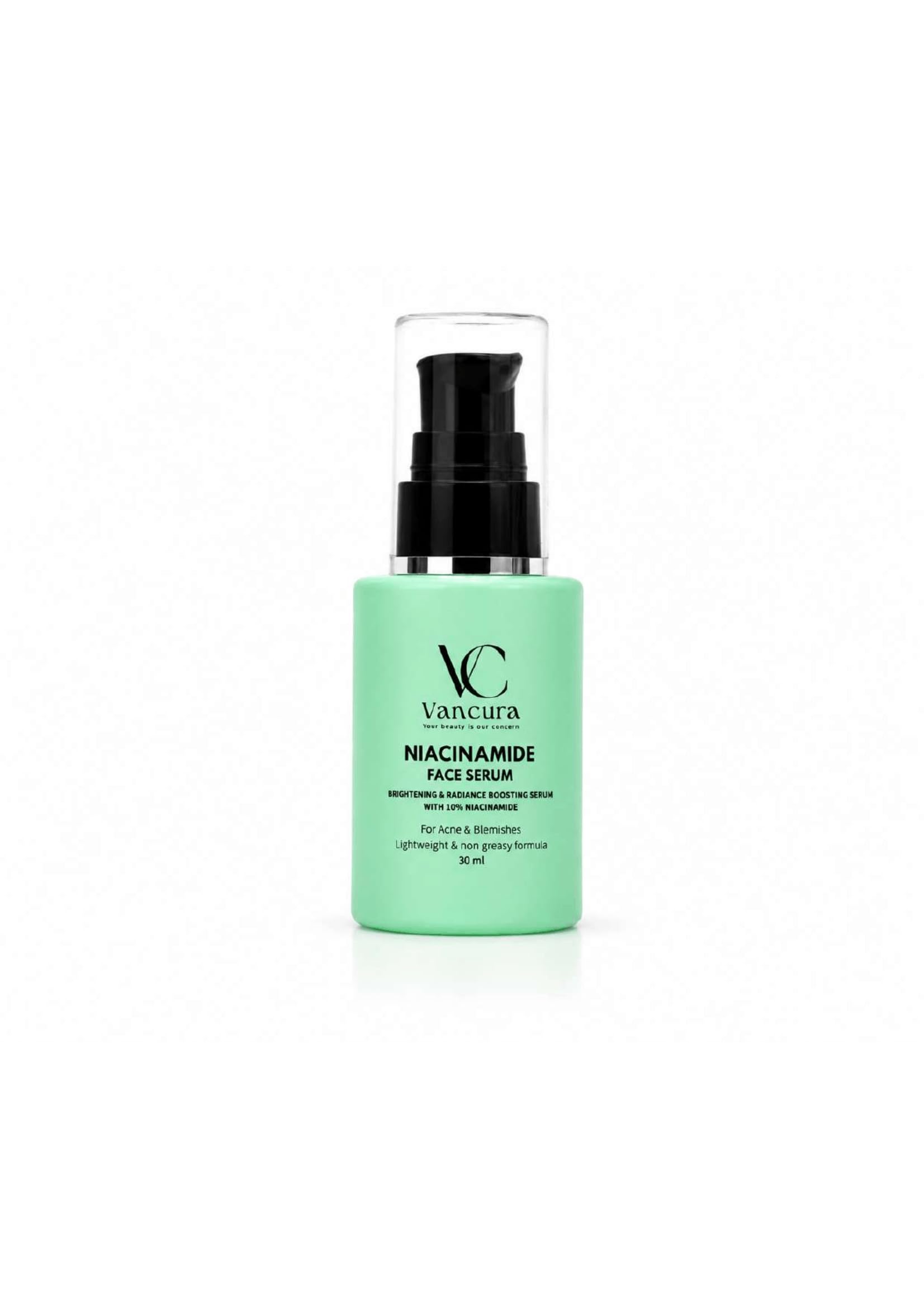 Vancura 10% Niacinamide Face Serum For Acne Marks & Dark Spots | Brightening Serum With Zinc Pca & Hyaluronic Acid | Minimizes P