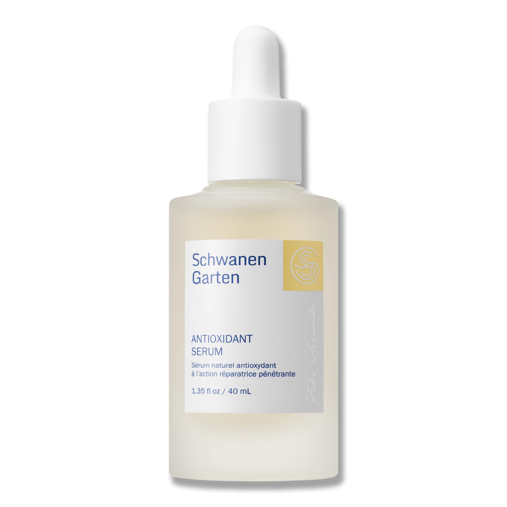 Schwanen Garten Antioxidant Serum 1.35oz / 40ml - Essential Treatment, Organically grown & Handpicked ingredients, Vegan, Korean