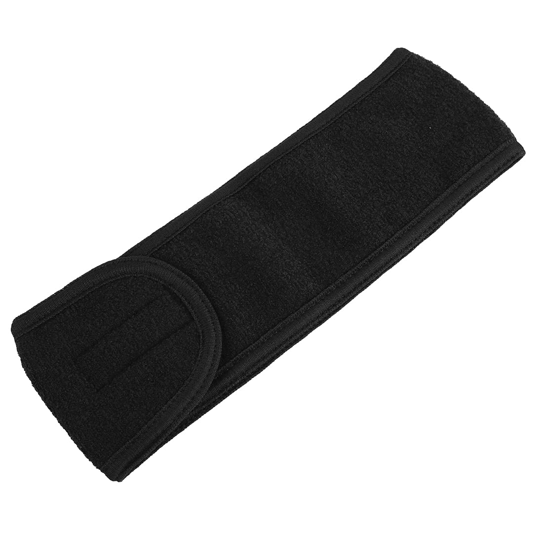 Digital Shoppy Adjustable Wide Hairband Yoga Spa Bath Shower Makeup Wash Face Cosmetic Headband For Women (Black)