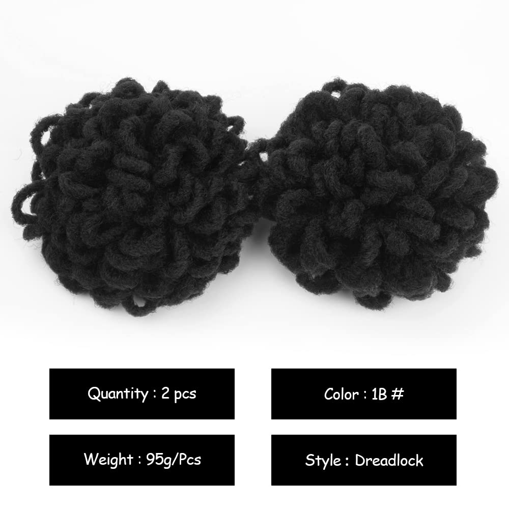 Yinmei Baibian Loc Ponytail Drawstring Petal Bun Afro Dreadlock Buns Pony Tail Curly Puff Braid Ponytails For Black Women Faux L