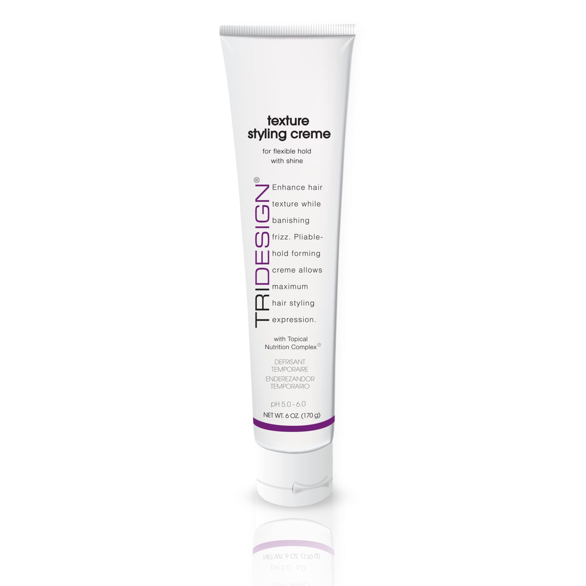 TRIDESIGN Texture Styling Creme with Topical Nutrition Complex - Hair Styling Products for Men and Women, Scented Smoothing Crea