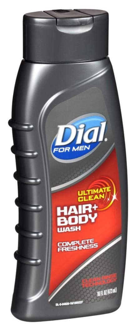 For Men Body Wash + Hair Ultimate Clean 16 Ounce (473ml) (Pack of 6) L8