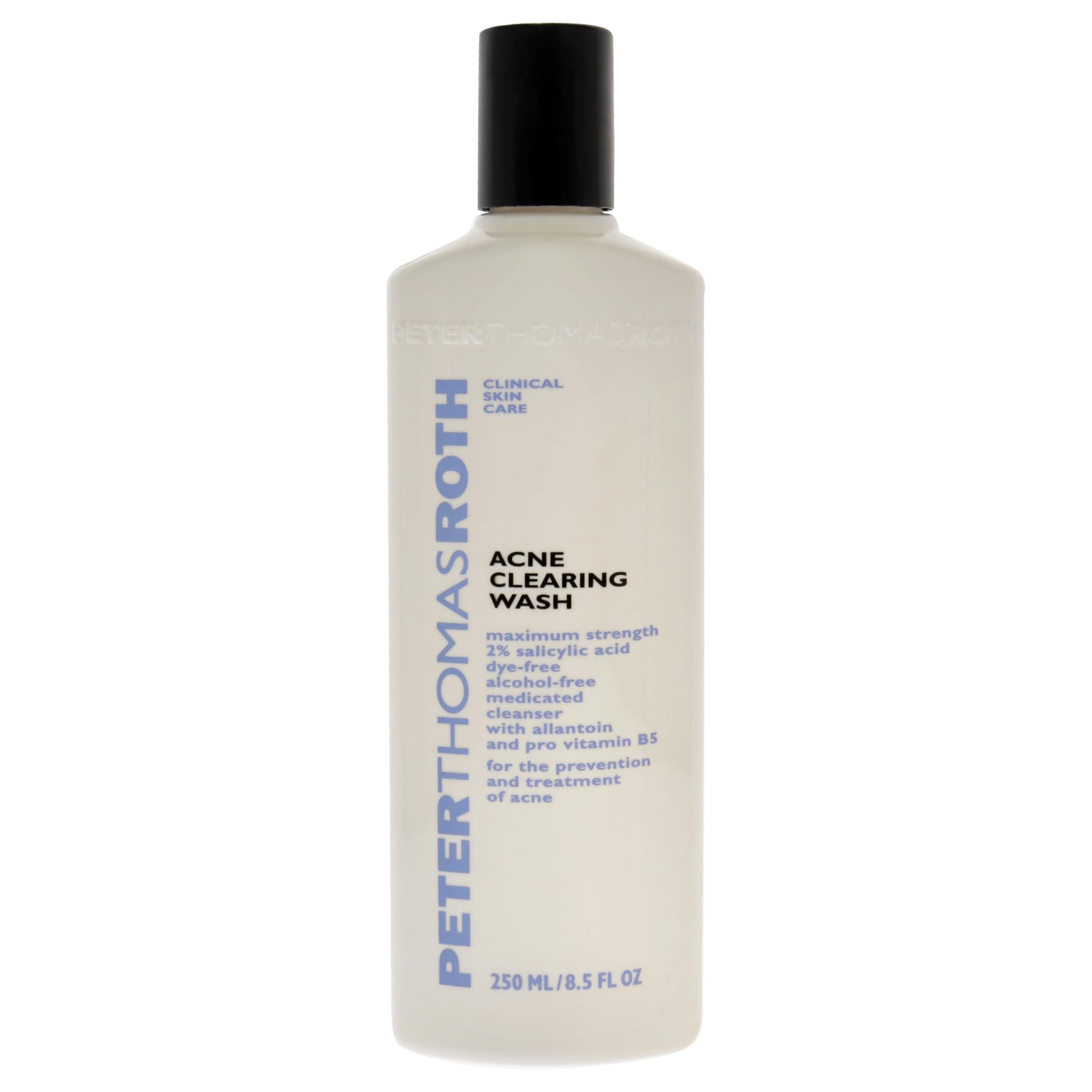 Peter Thomas Roth | Acne Clearing Wash | Maximum-Strength Salicylic Acid Face Wash, Clears Up And Helps Prevent Breakouts, 8.5 F