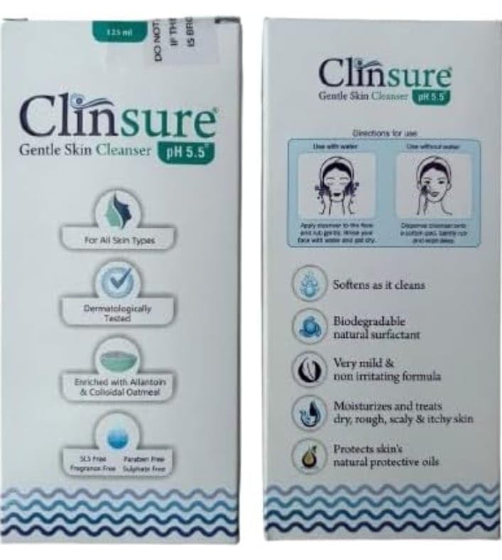 Clinsure Cleanser 125Ml 2Unit
