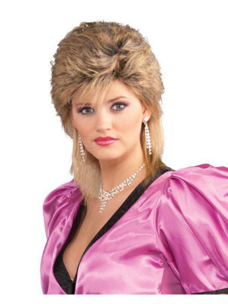 Rubies 1980s Salon Mixed Blonde Wig for Adults, Womens No Size