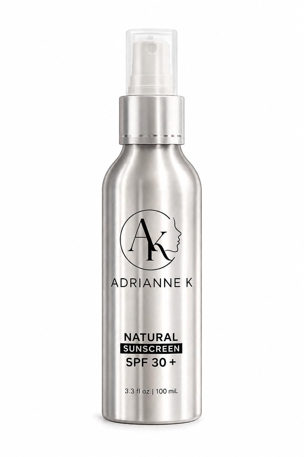 Adrianne K Natural Sunscreen Cream SPF 30 Non Nano Mineral