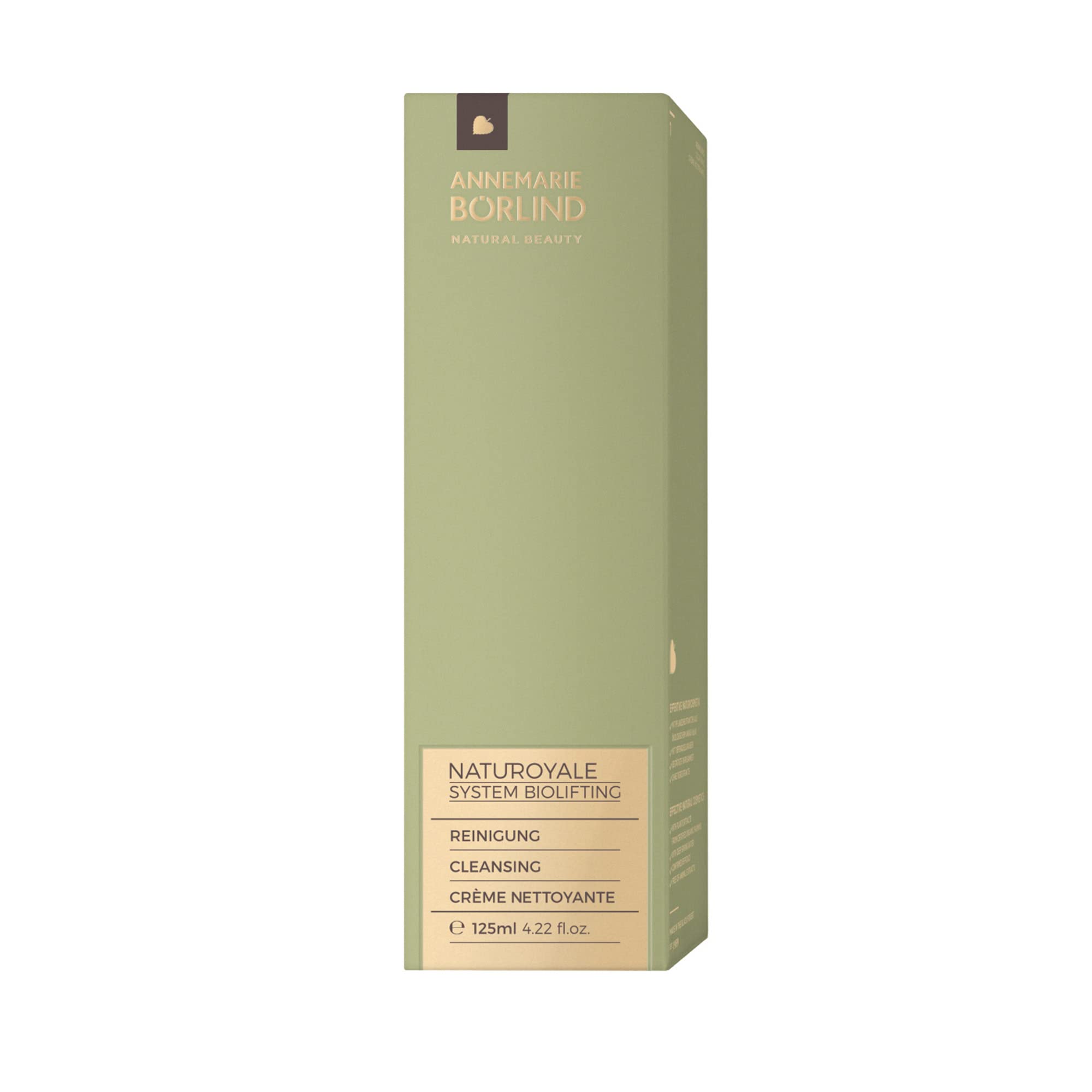 ANNEMARIE BRLIND - NATUROYALE Cleansing Cream - Face Cleanser With Natural Ingredients - Hyaluronic Acid Vitamin E and Shea Butt