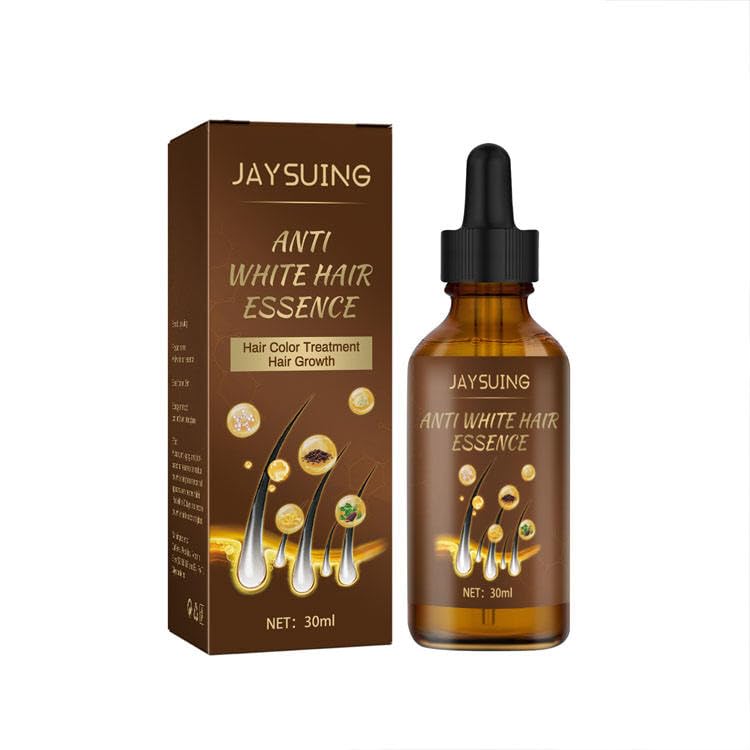 Detailr Herbal AntiWhite Hair Serum For Grey Hair Control & Nourishment | Strengthens & Conditions For Smooth, Healthy Hair | 3