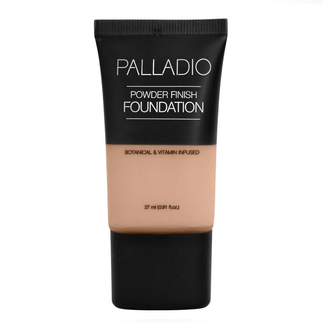 Palladio Powder Finish Liquid Foundation, Natural Matte Appearance, Reduces Fine Lines, Covers Large Pores, Hides Imperfections,