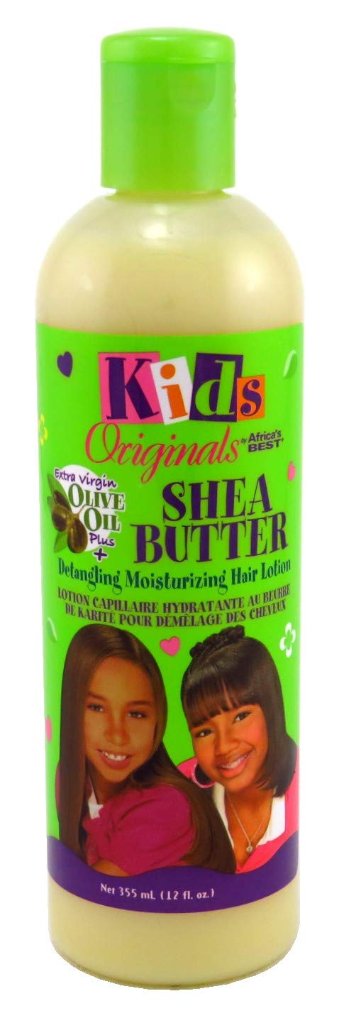 Africas Best Kids Orig Lotion Shea Butter Detangling 12 Ounce (354ml)