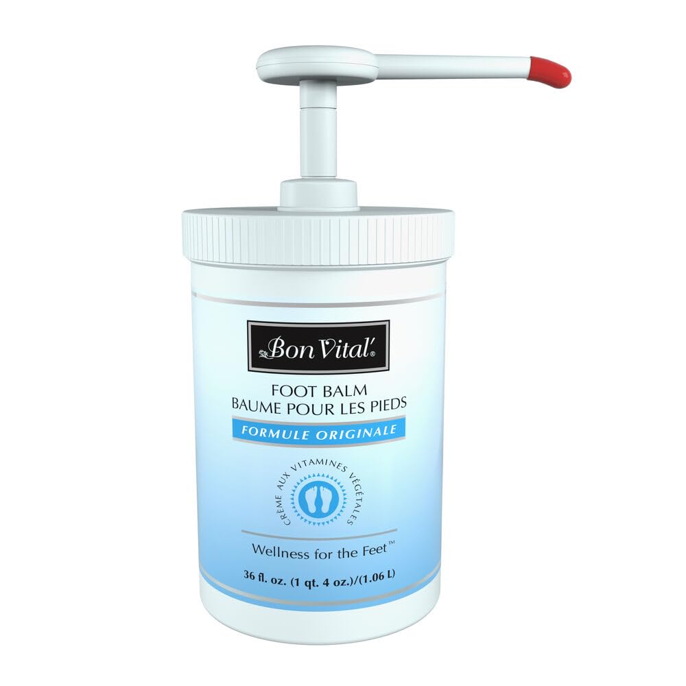 Bon Vital' Original Foot Balm For Dry Cracked Feet And Heels, Promotes ...
